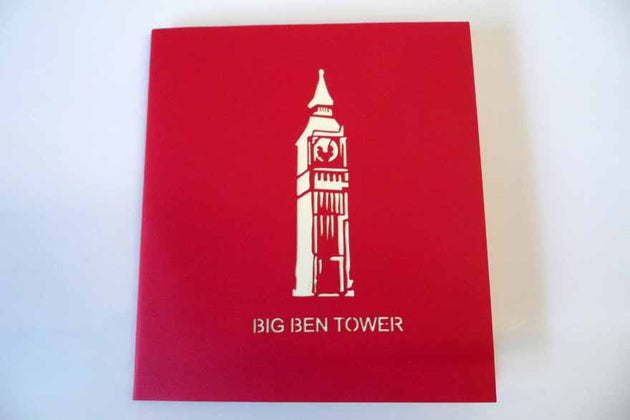 Pop Up Card 097 Big Ben Tower