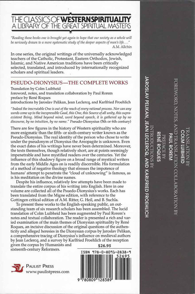 Pseudo-Dionysius Complete Works