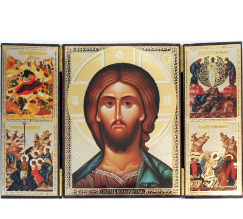 Christ portrait Triptych004