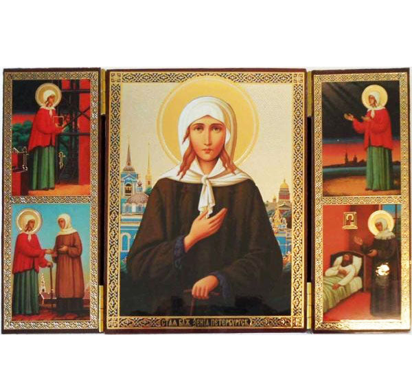Xenia Fool for Christ of St Petersburg Triptych010