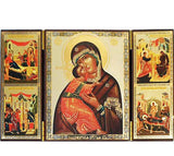 Vladimir Mother of God Triptych014