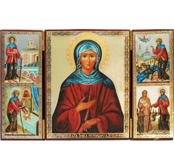 Xenia Fool for Christ of St Petersburg Triptych018